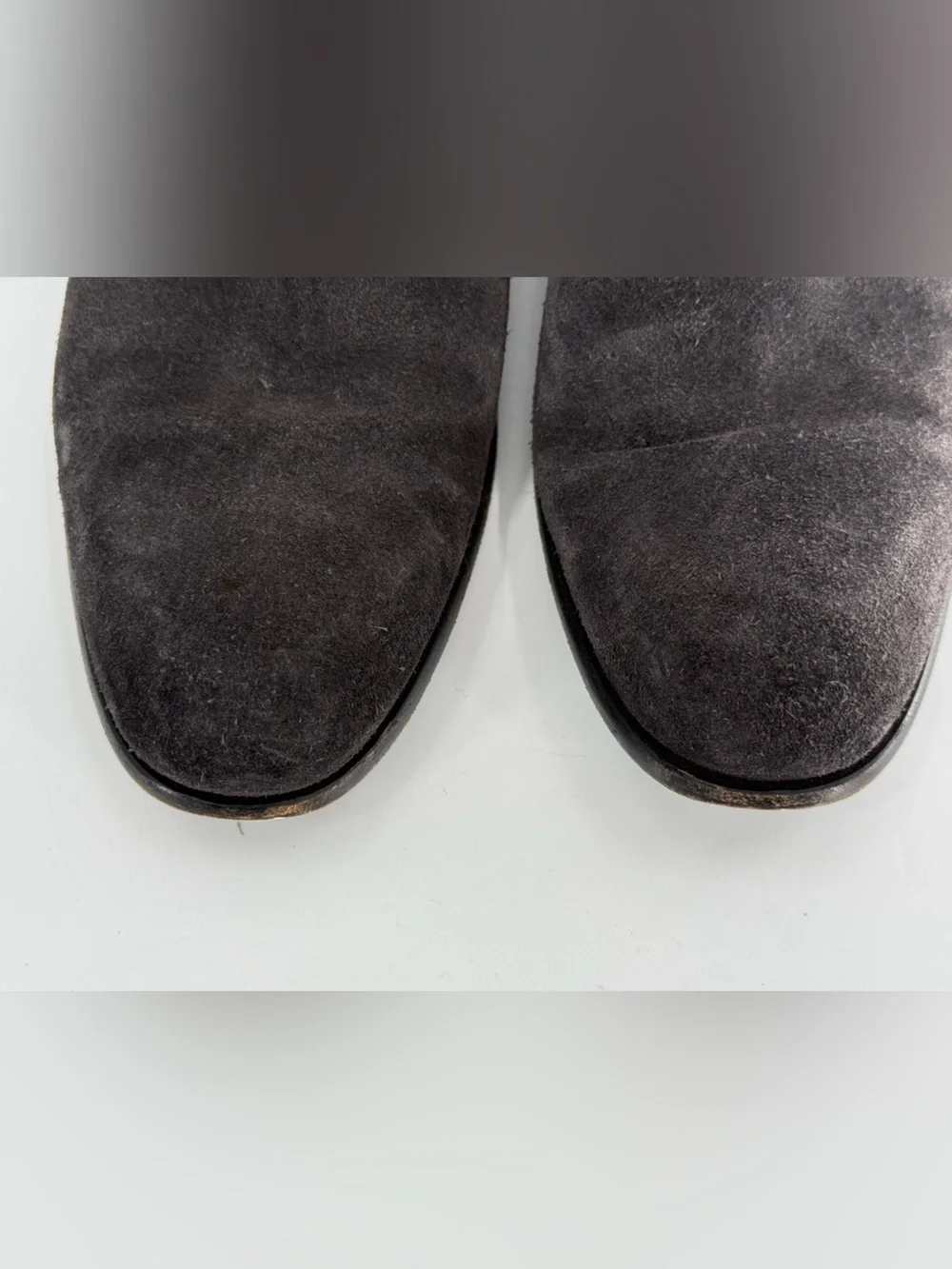 Vince Men’s Grey Suede Boots 10